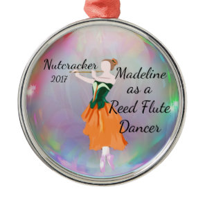 Personalized Nutcracker Ornament - Reed Flute