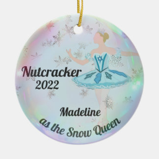 Personalized Nutcracker Ornament - Snow Queen