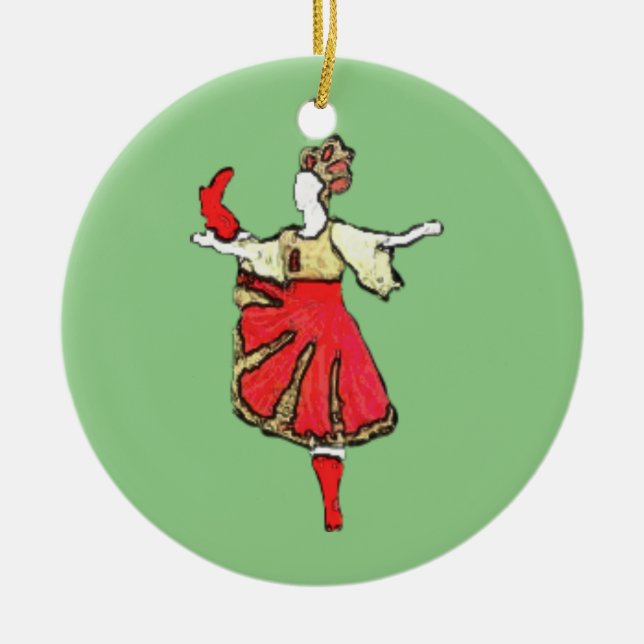 Personalized Nutcracker Ornament - Trepak (Front)