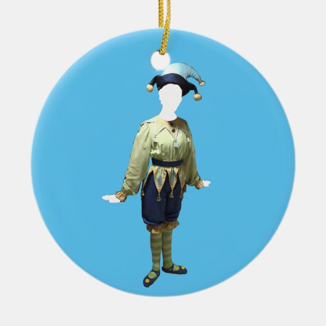 Personalized Nutcracker Polichinelle Ornament (Front)