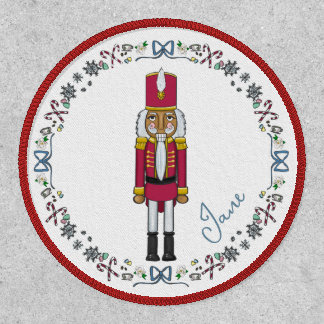 Personalized Nutcracker Prince Christmas Bag Patch