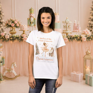 Personalized Nutcracker Sugar Plum Ballerina Mom T-Shirt