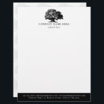 Personalized Oak Vintage Tree Themed Business  Letterhead<br><div class="desc">A classy oak vintage tree themed design with your business details. Perfect for small and large corporate businesses. Professional and clean design.</div>
