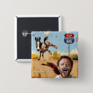 Personalized Oatman Route 66 Photo Button