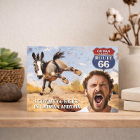 Personalized Oatman Route 66 Photo