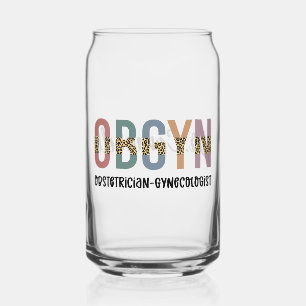 Personalized OBGYN Obstetrician Gynecologist Can Glass