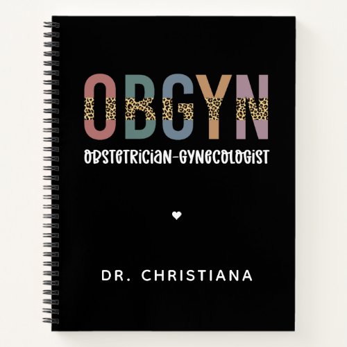 Personalized OBGYN Obstetrician Gynecologist Notebook