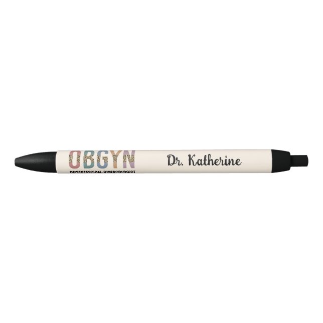 Personalized OBGYN Obstetrician Gynecologist Pen (Front)