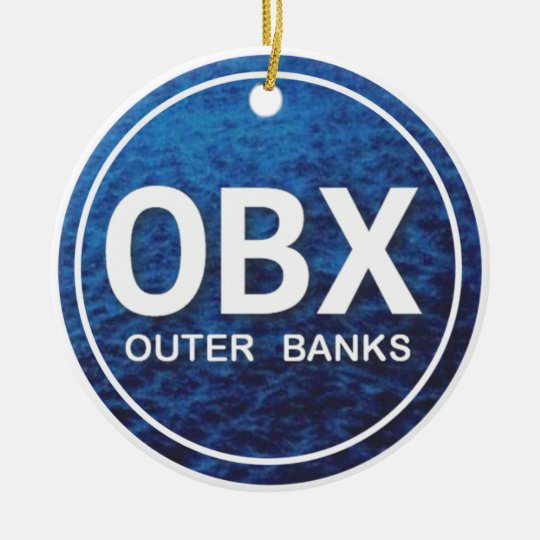 Personalized OBX Outer Banks Ornament