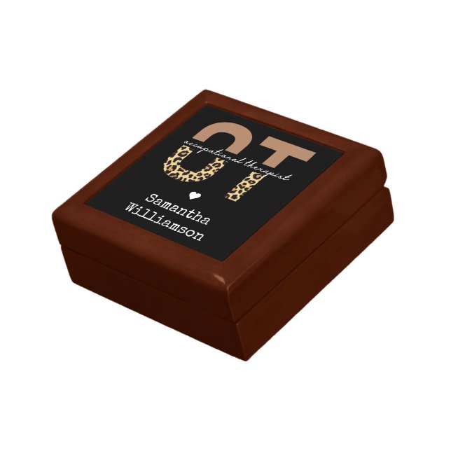 Personalized Occupational therapist OT Gift  Box (Side)