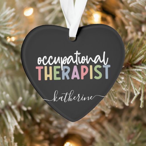 Personalized Occupational Therapist OT Gifts Ornament