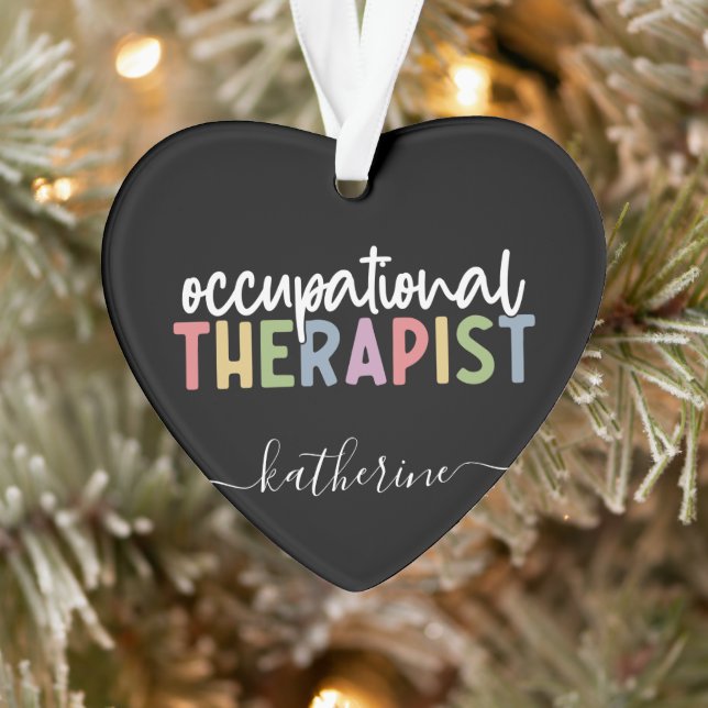 Personalized Occupational Therapist OT Gifts Ornament (Tree)