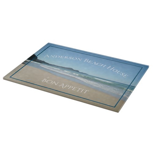 Personalized Ocean Beach Cutting Board