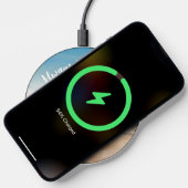 Personalized Ocean Beach Vacation Scene Wireless Charger (Phone)