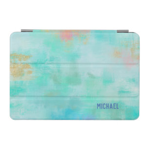 Personalized Ocean Joyride Blue Abtract Art iPad Mini Cover