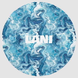 Personalized Ocean Patterned Beach Towel