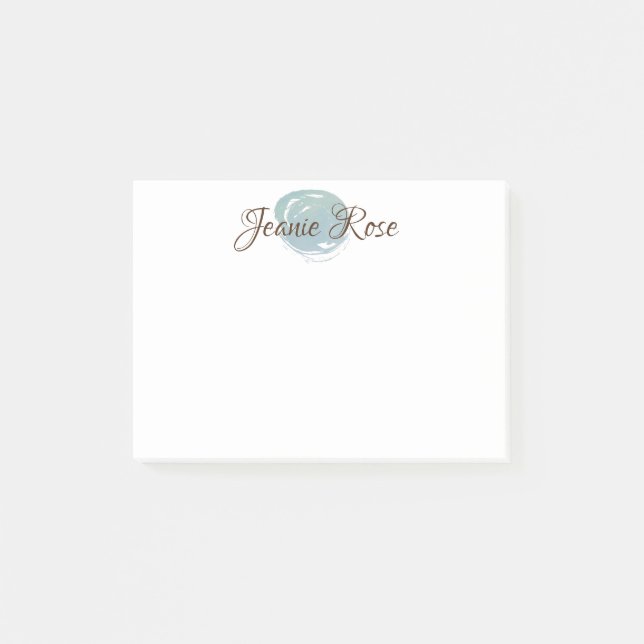 PERSONALIZED OCEAN SWIRL notes (Front)