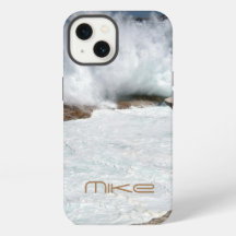Personalized Ocean Waves Case-Mate iPhone 13 Case