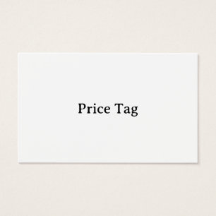 Personalized Oceania 3.54" x 2.165" Price Tag