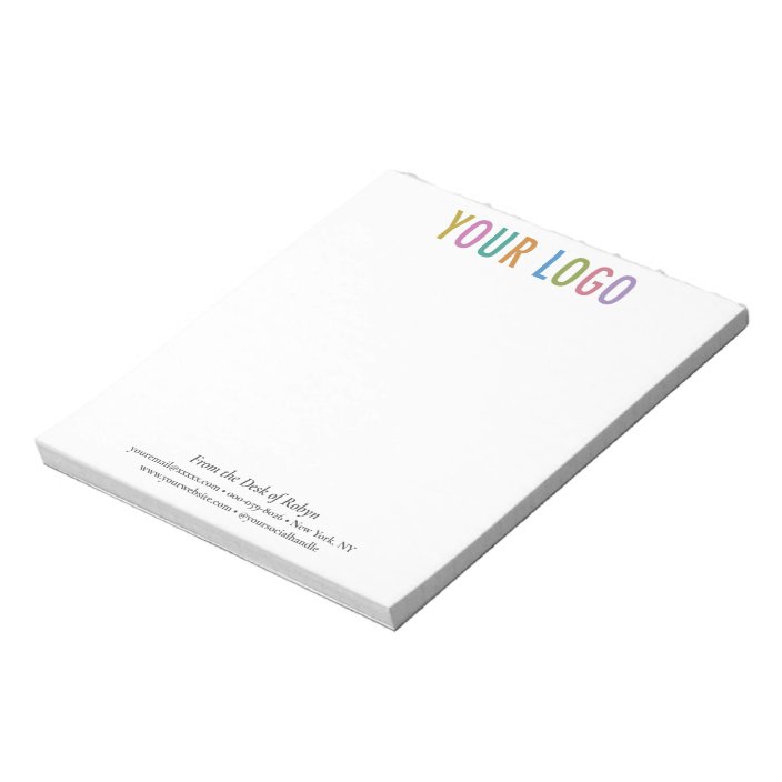 Personalized Office Notepad Custom Logo No Minimum