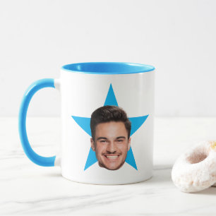 Personalized Office Star Face Mug