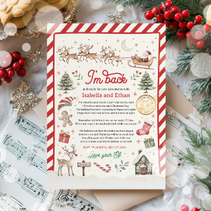 Personalized Official Elf Arrival Letter For Kids Invitation