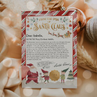 Personalized Official North Pole Letter From Santa