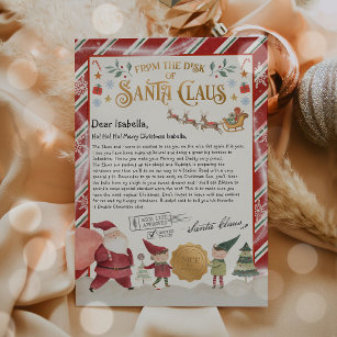 Personalized Official North Pole Letter From Santa Invitation