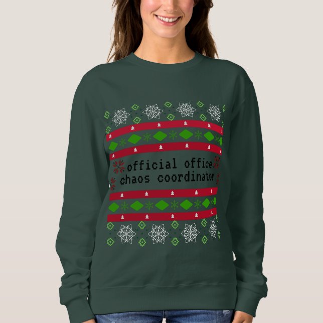 Personalized Official Office Ugly "Sweater" Sweatshirt (Front)