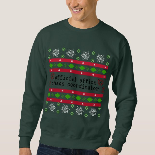 Personalized Official Office Ugly "Sweater" Sweatshirt (Front)