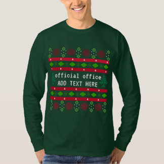 Personalized Official Office Ugly "Sweater" T-Shirt