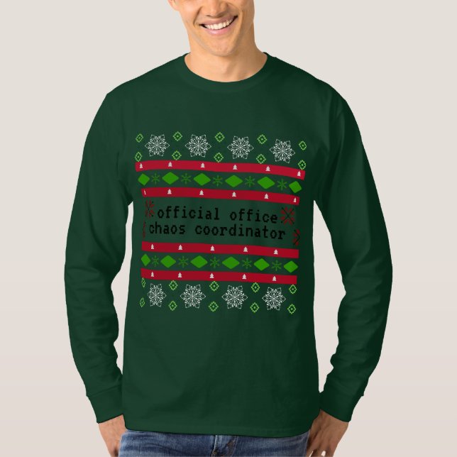 Personalized Official Office Ugly "Sweater" T-Shirt (Front)