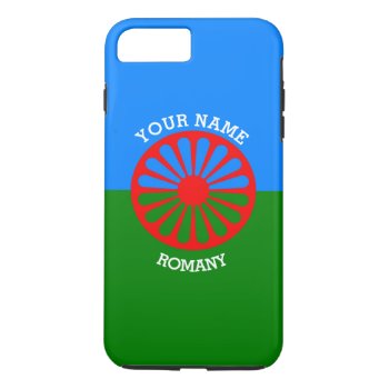 Personalized Official Romany Gypsy Travellers Flag Iphone 8 Plus/7 Plus Case by customizedgifts at Zazzle