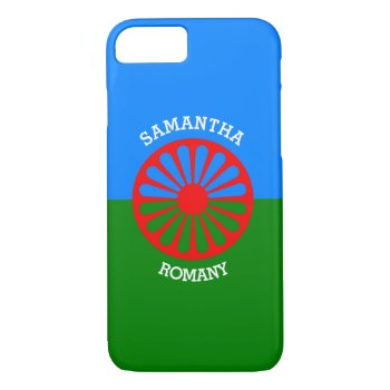 Personalized Official Romany Gypsy Travellers Flag Iphone 8/7 Case by customizedgifts at Zazzle