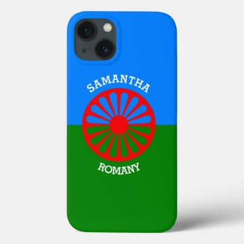 Personalized Official Romany Gypsy Travellers Flag Iphone 13 Case by customizedgifts at Zazzle