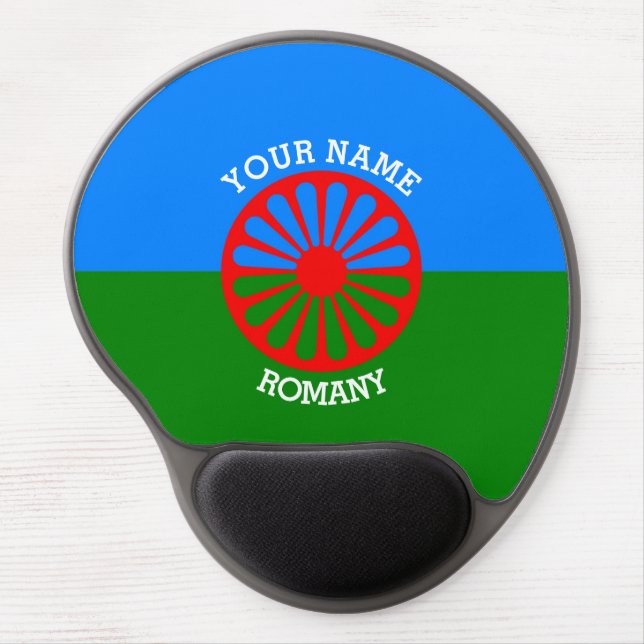Personalized Official Romany gypsy travellers flag Gel Mouse Pad (Front)