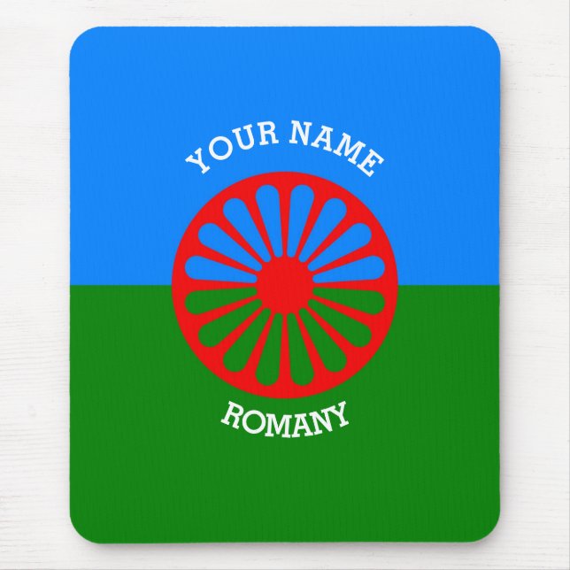 Personalized Official Romany gypsy travellers flag Mouse Pad (Front)