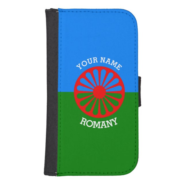 Personalized Official Romany gypsy travellers flag Samsung Galaxy Wallet Case (Front)