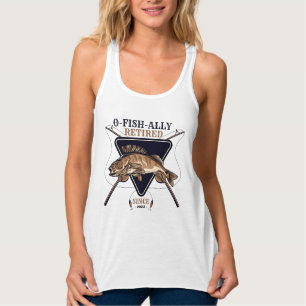 Personalized Ofishally Retired Funny Retirement Tank Top