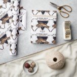 Personalized Ofishally Retired Funny Retirement Wrapping Paper<br><div class="desc">Reel in the good times with our "Ofishally Retired" personalized design! Perfect for the newly retired fishing enthusiast, this punny and playful graphic blends humor with celebration. Whether it's for a retirement party, a farewell gift, or just to kick back in style, this design is a great catch. Add a...</div>