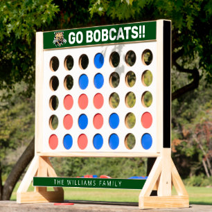 Personalized Ohio University Bobcat Logo Fast Four