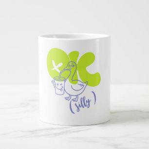Personalized OK Silly Goose Mug, Sarcastic Coffee Giant Coffee Mug