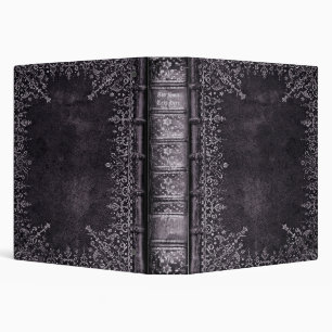 Personalized Old Book 3-Ring Binder
