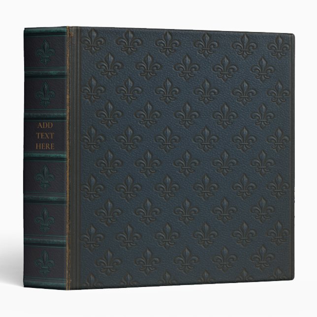 Personalized Old Book 3-Ring Binder (Front/Spine)
