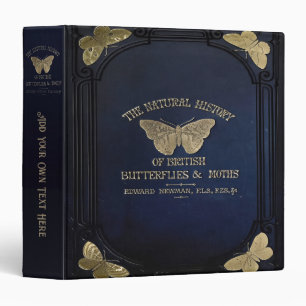 Personalized Old Book 3-Ring Binder