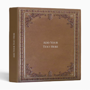 Personalized Old Book 3-Ring Binder