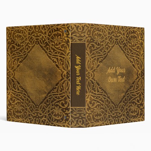 Personalized Old Book 3_Ring Binder