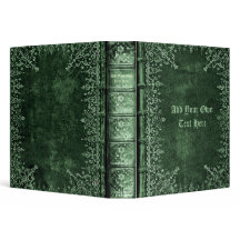 Personalized Old Book 3-Ring Binder