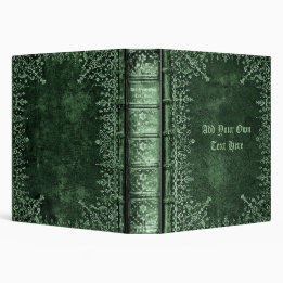 Personalized Old Book 3-Ring Binder