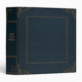 Personalized Old Book 3-Ring Binder